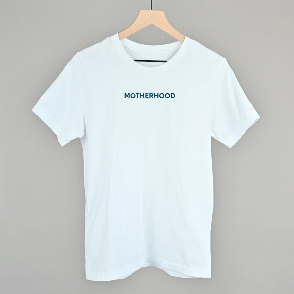 Motherhood (Blue Block Text)