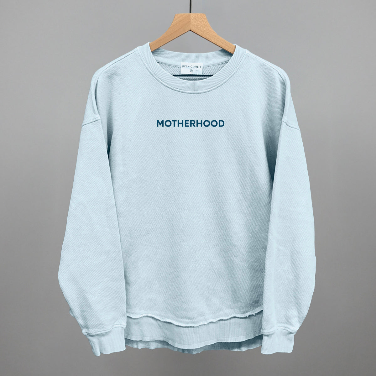 Motherhood (Blue Block Text)
