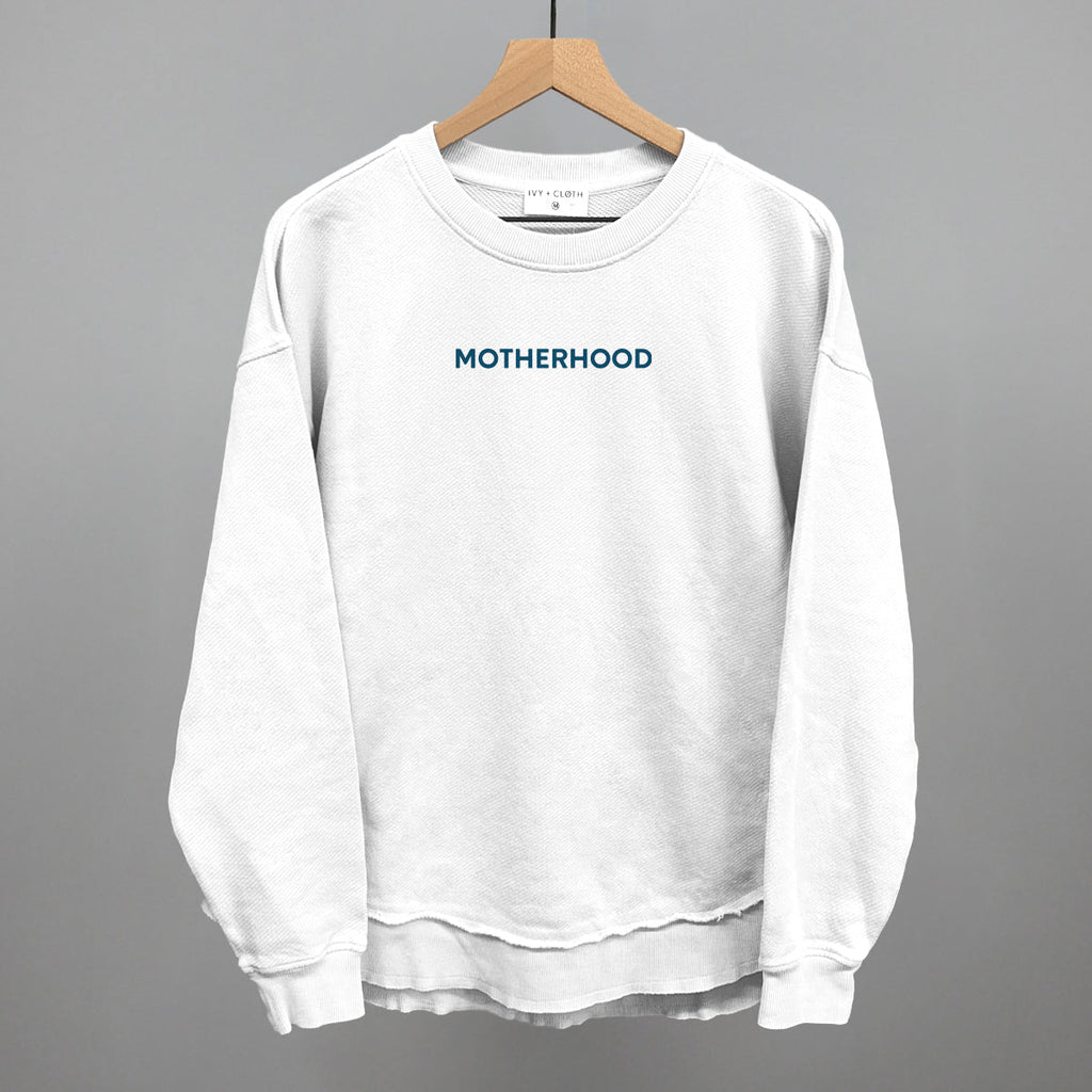 Motherhood (Blue Block Text)